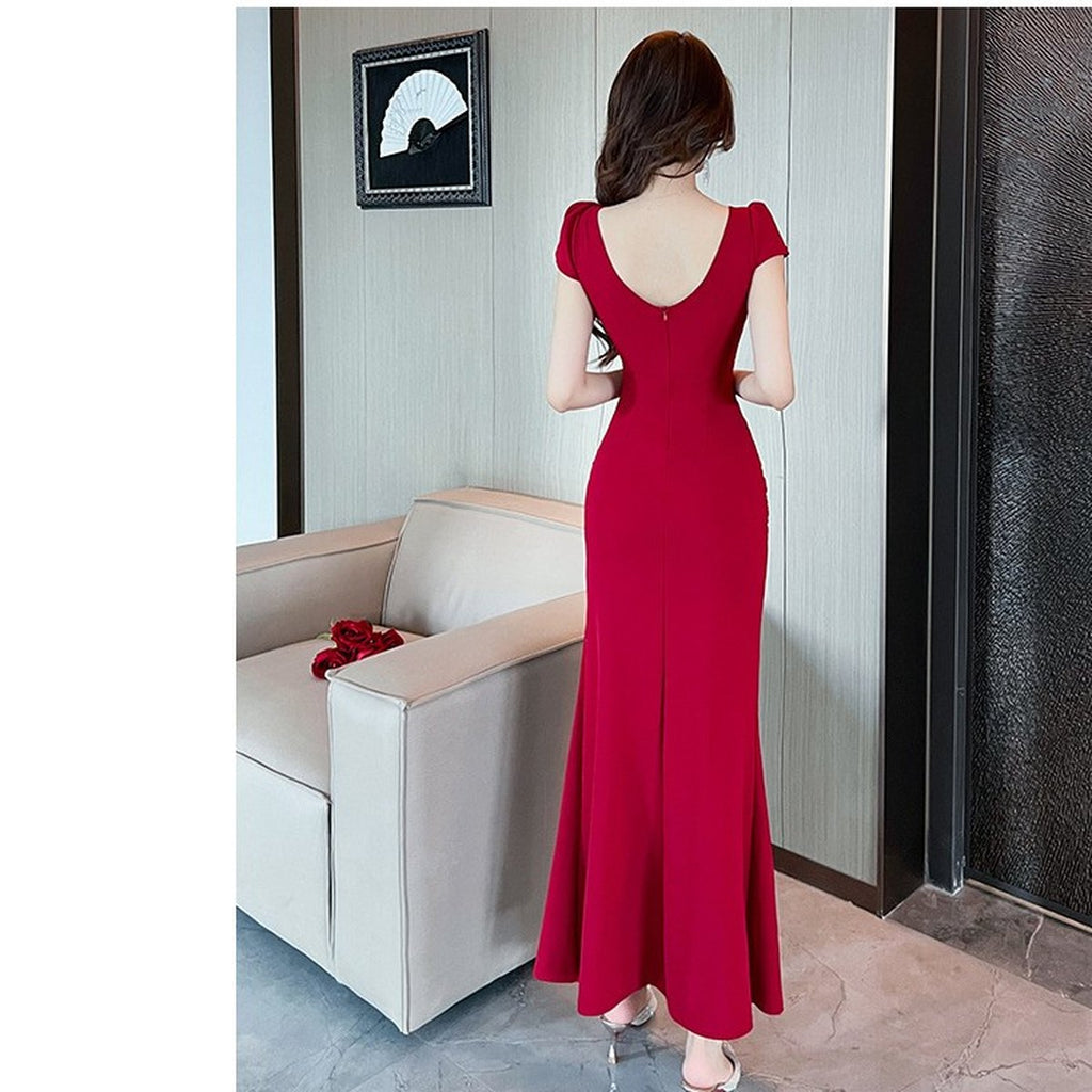 Women's Evening Dress At Night