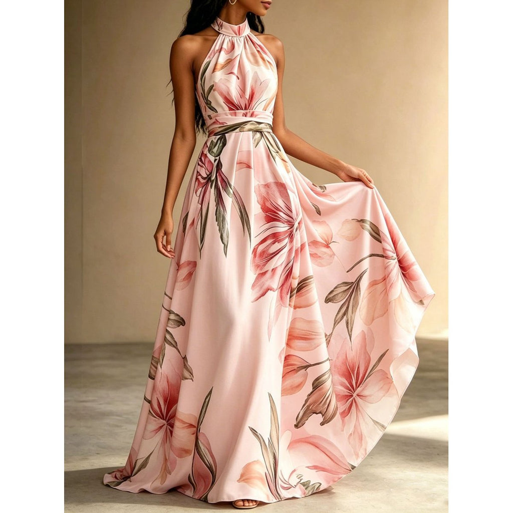 Women's Faux-wind Elegant Slimming Maxi Dress