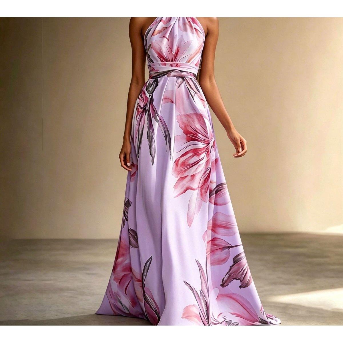 Women's Faux-wind Elegant Slimming Maxi Dress