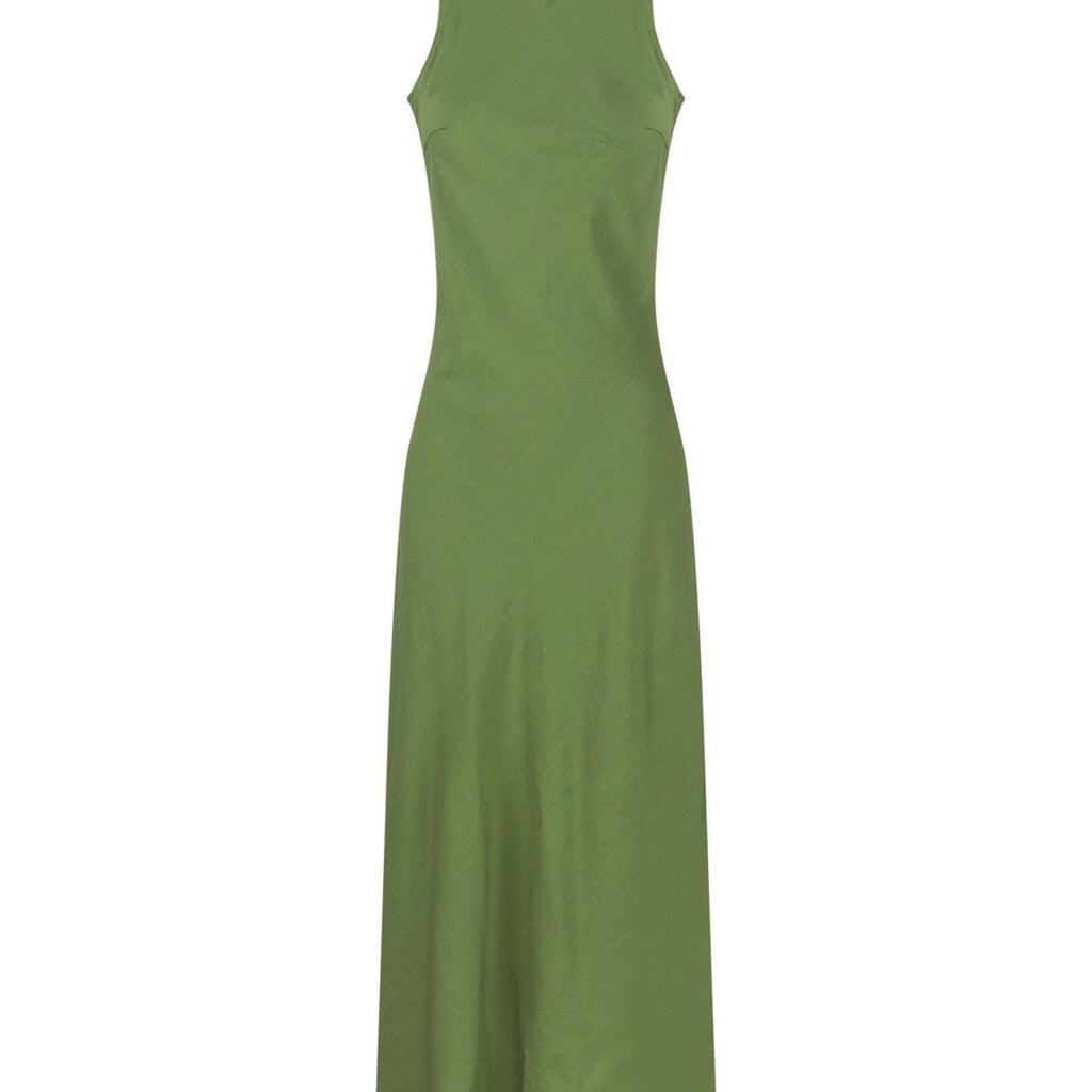 Women's Figure-flattering Sleeveless Midi Dress Tall