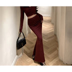 Women's Fishtail Hip Skirt Suit