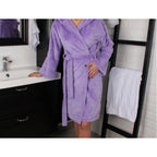 Women's Flannel Bathrobe Bear Ears Hooded Tracksuit