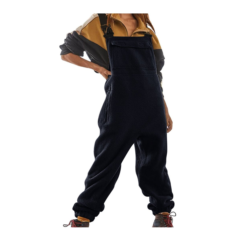 Women's Fleece Overall Jumpsuit