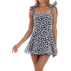 Women's Floral Mesh Dress
