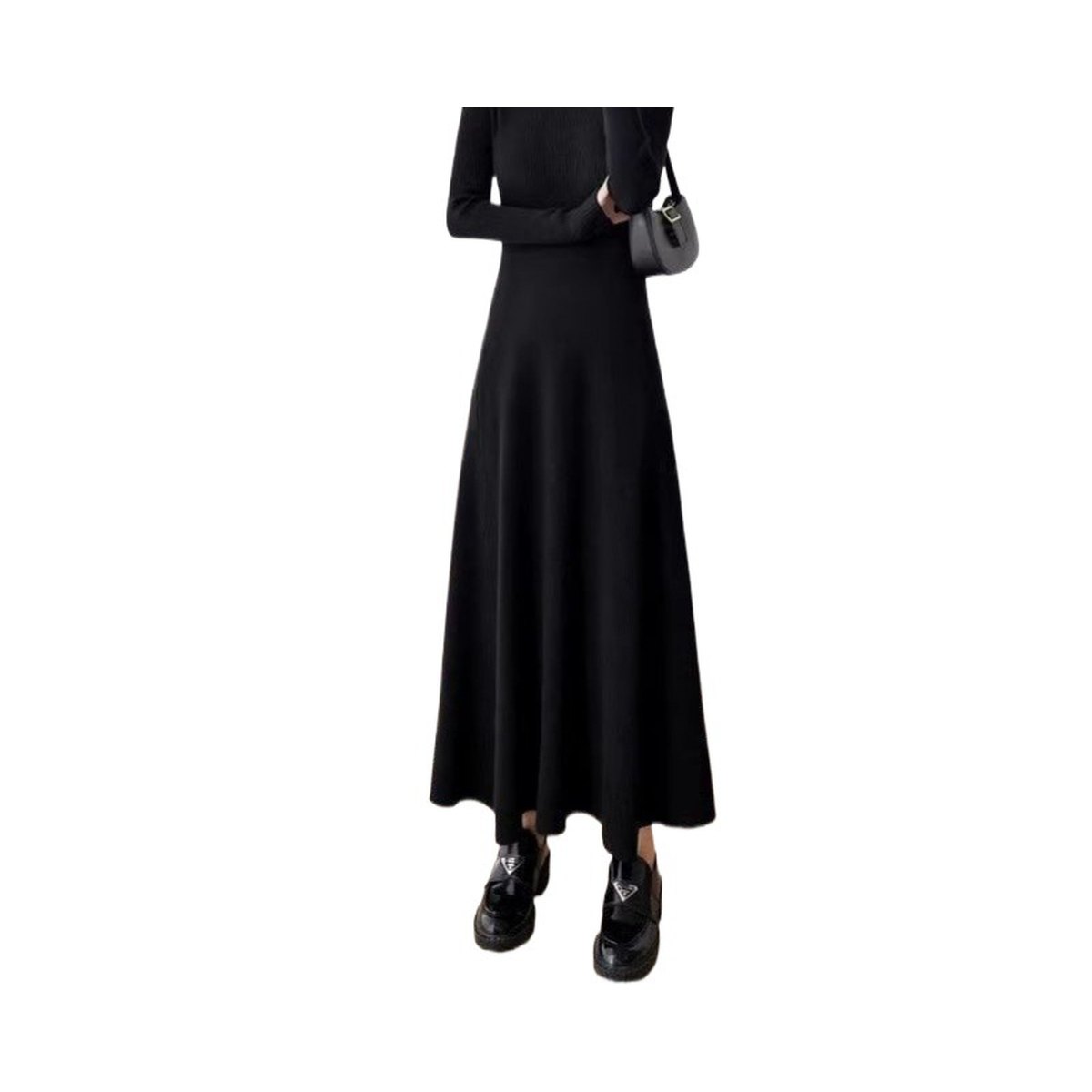 Women's French Waist-slimming Knit Dress