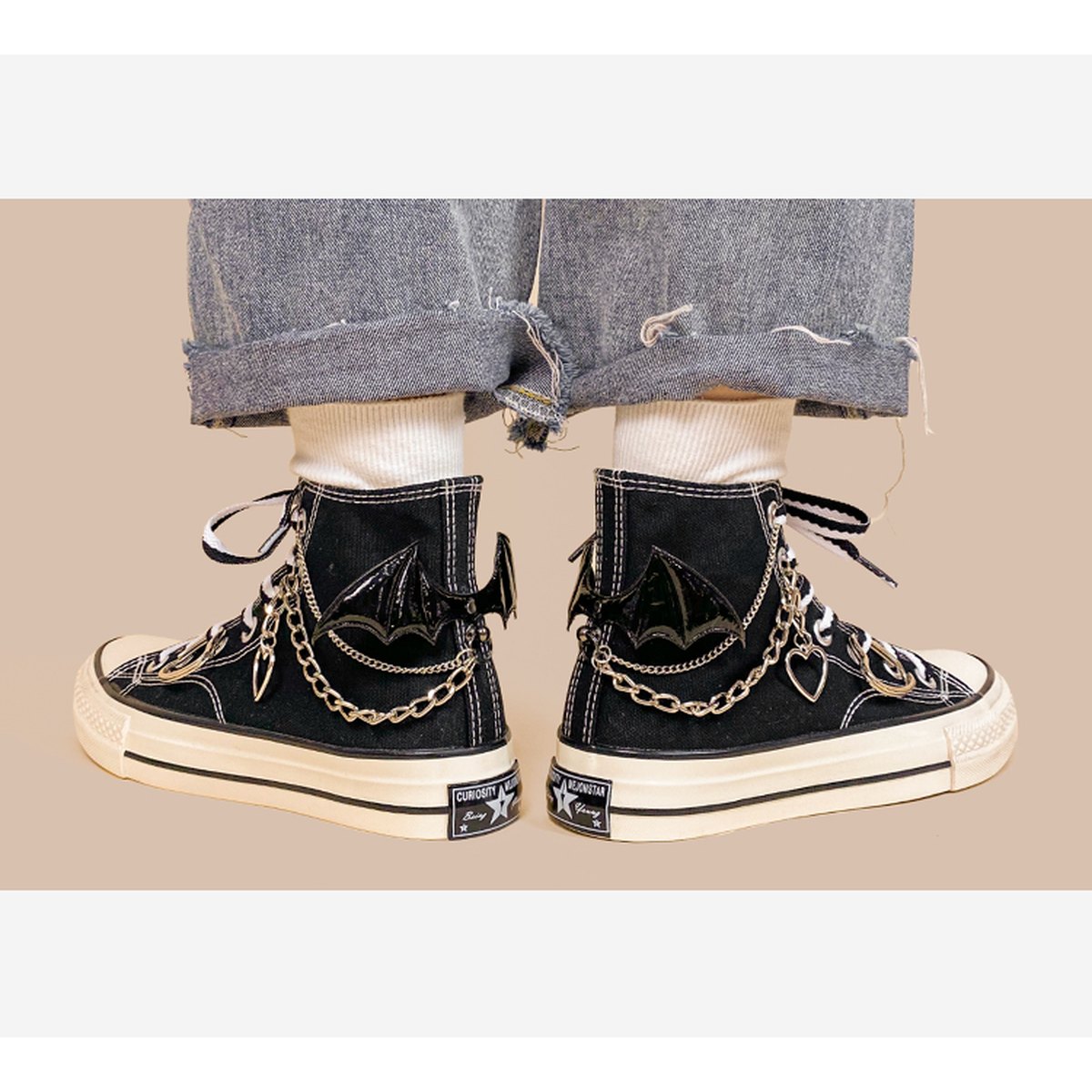 Women's High-Top Canvas Shoes