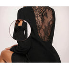 Women's Lace Backless Designer Blazer
