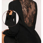 Women's Lace Backless Designer Blazer