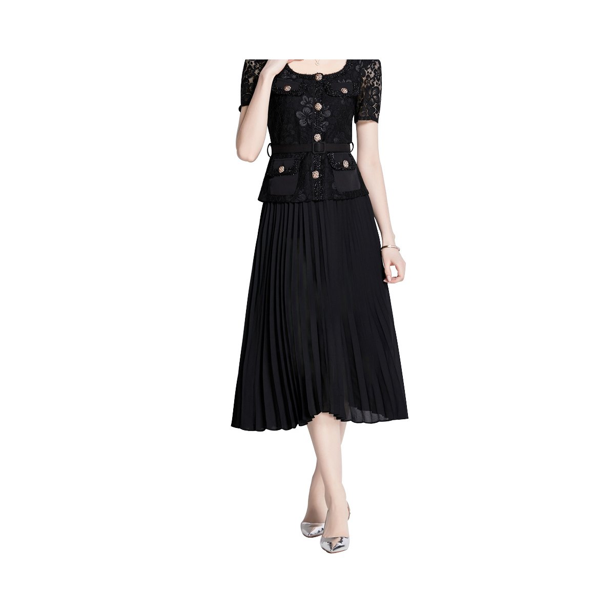 Women's Lace Embroidered Dress