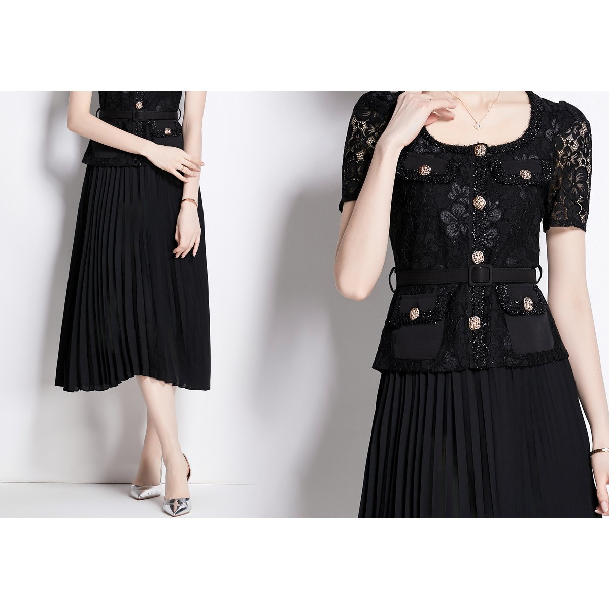 Women's Lace Embroidered Dress