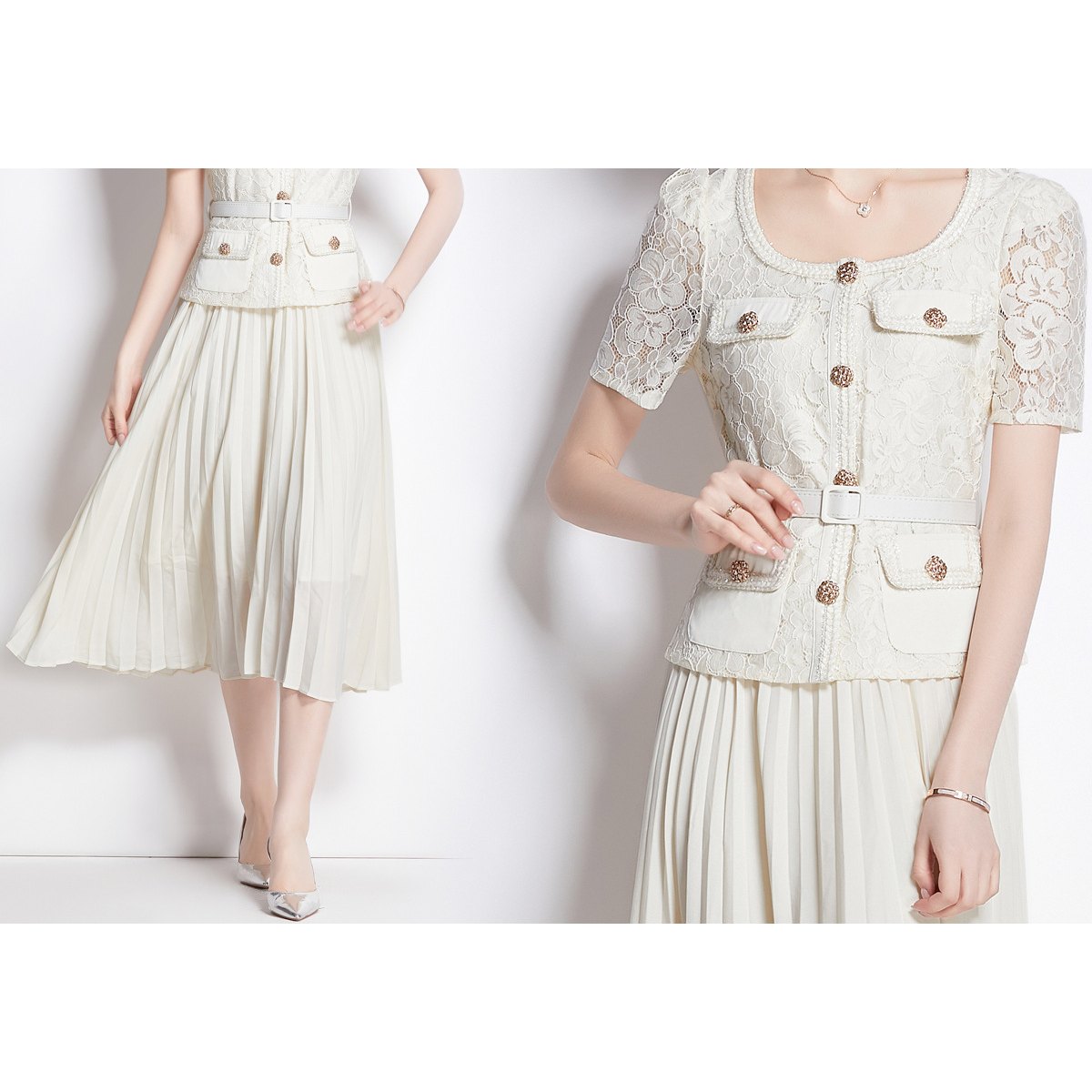 Women's Lace Embroidered Dress