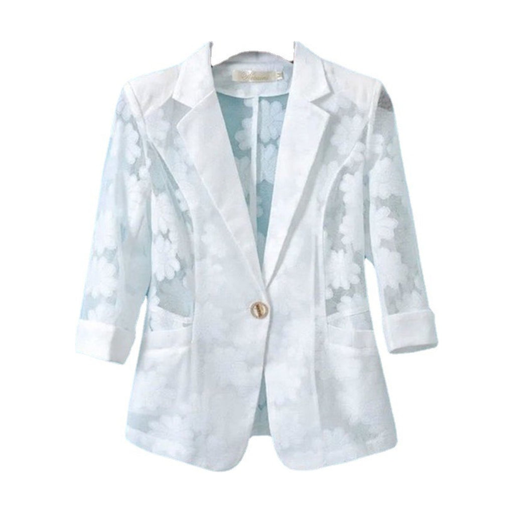 Women's Lace Petite Blazer Outerwear