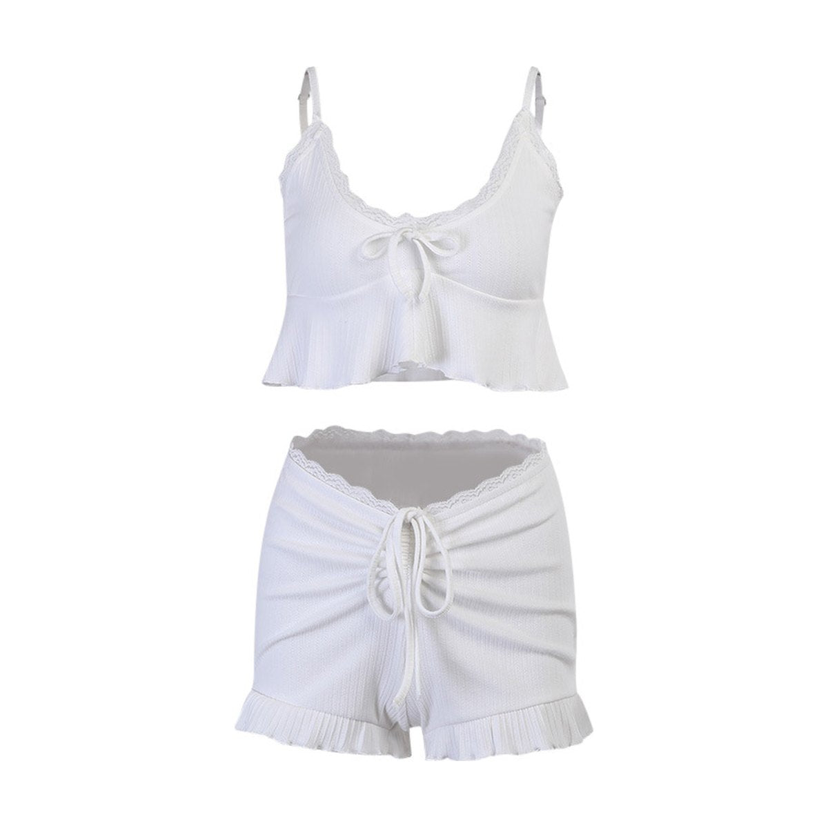 Women's Lace Sling Shorts Suit