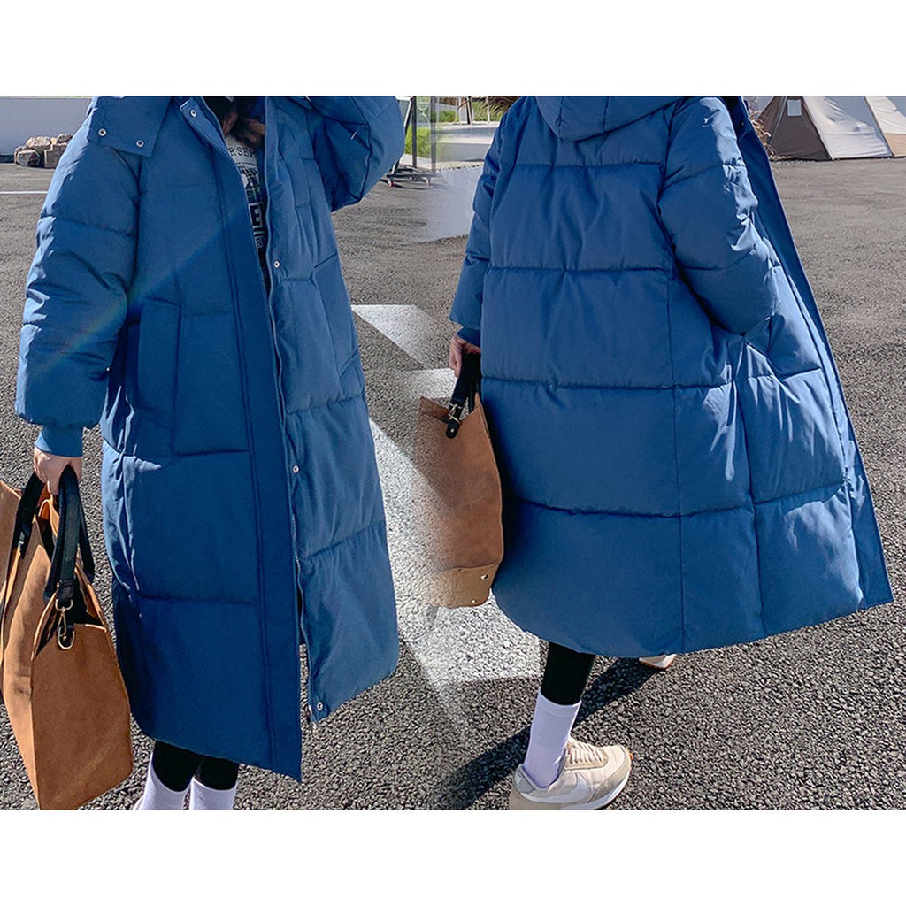 Women's Loose Mid-length Puffer Down Jacket