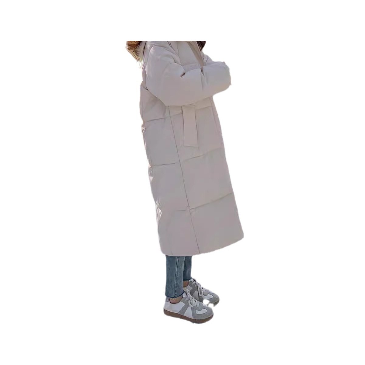 Women's Loose Mid-length Puffer Down Jacket