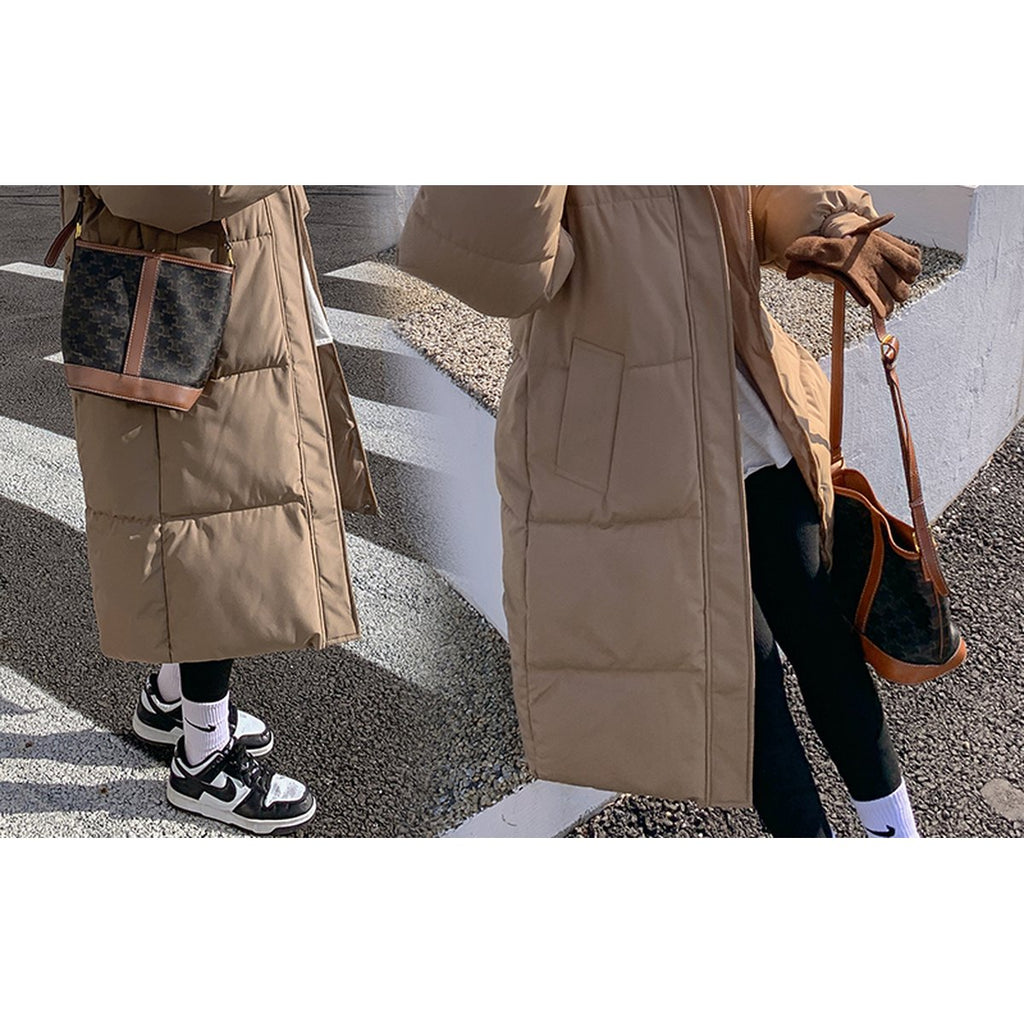 Women's Loose Mid-length Puffer Down Jacket