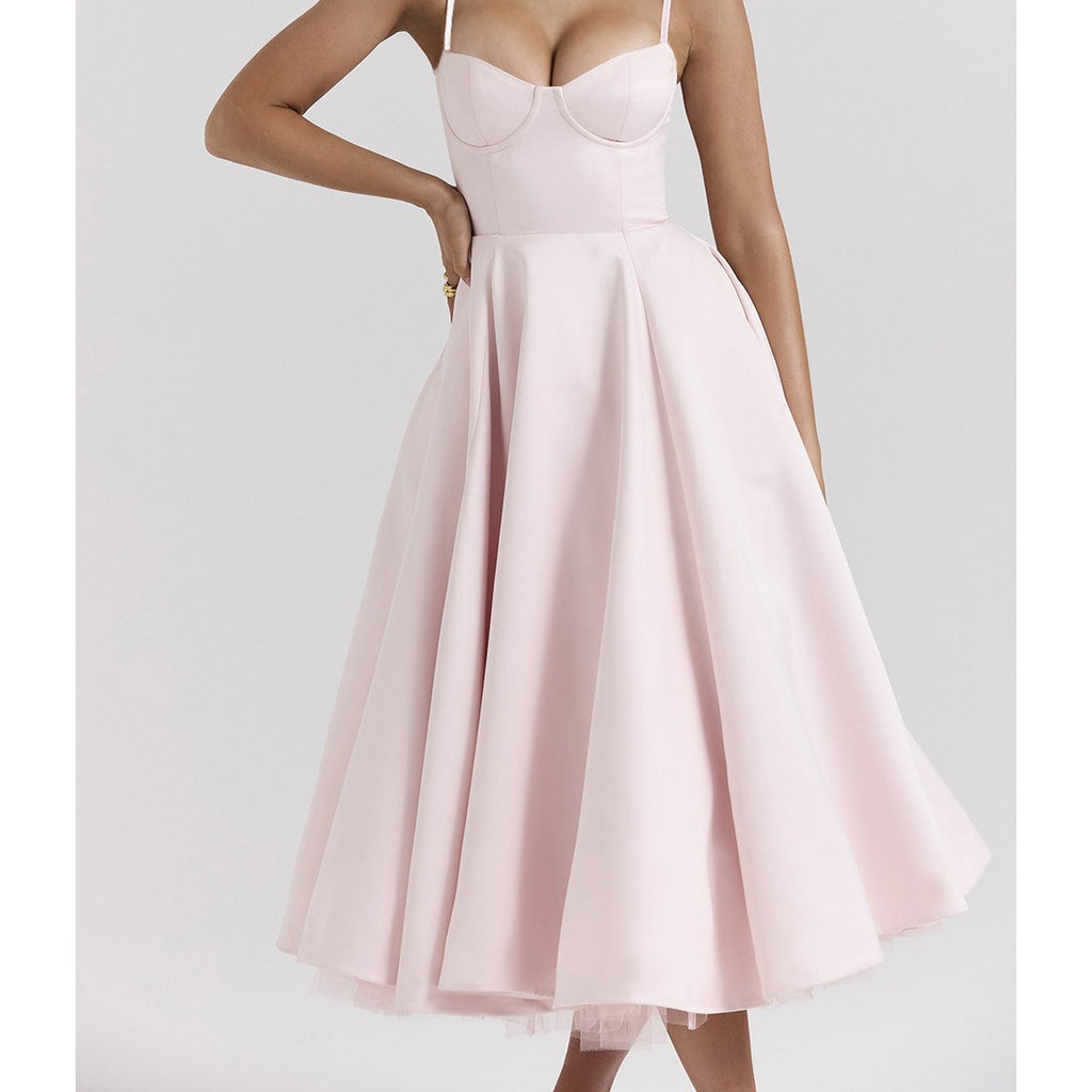 Women's Mesh Maxi Double-layer Slip Dress