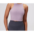 Women's Nude-feel Cross-back Sports Bra