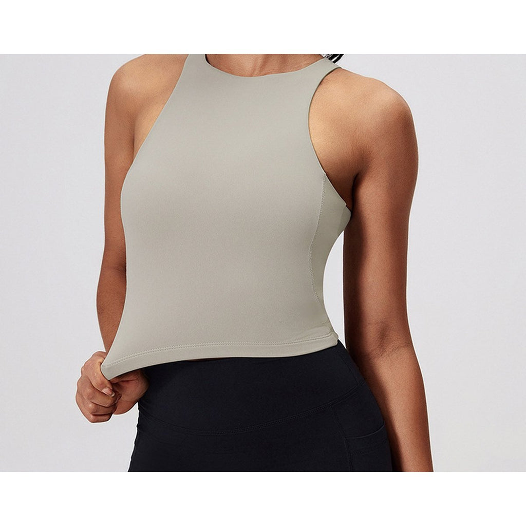 Women's Nude-feel Cross-back Sports Bra