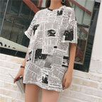 Women's Oversized Print T-Shirt