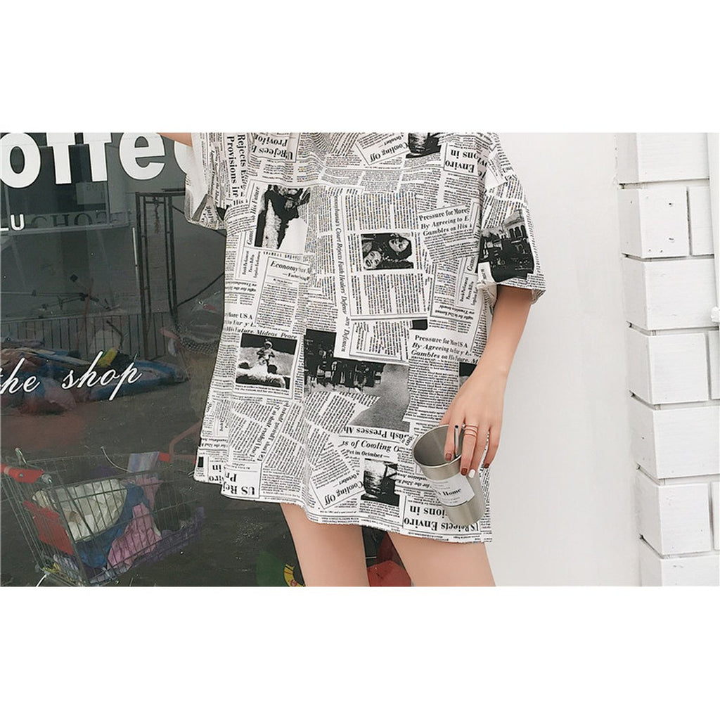 Women's Oversized Print T-Shirt
