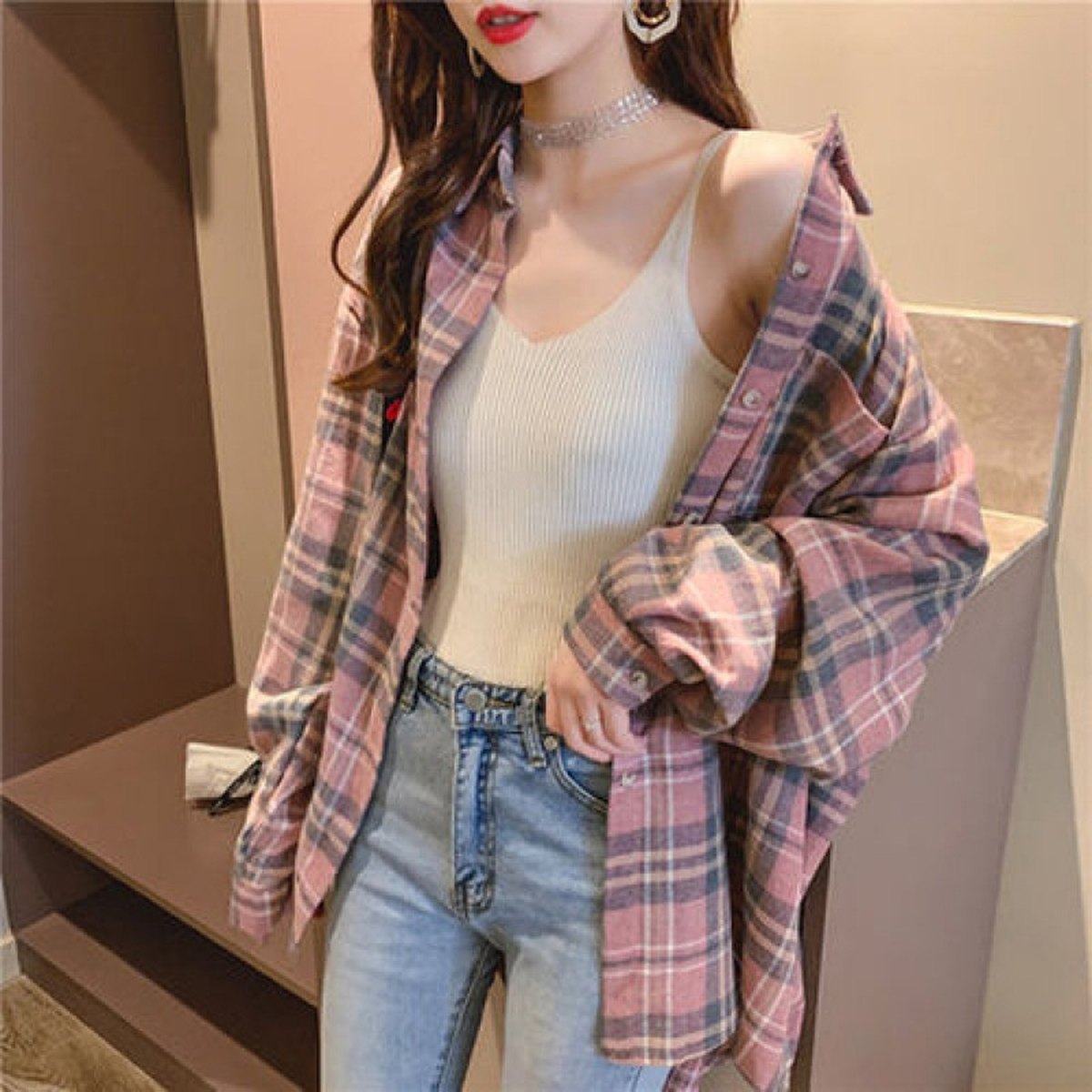 Women's Plaid Shirt