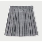 Women's Pleated Plaid Skirt