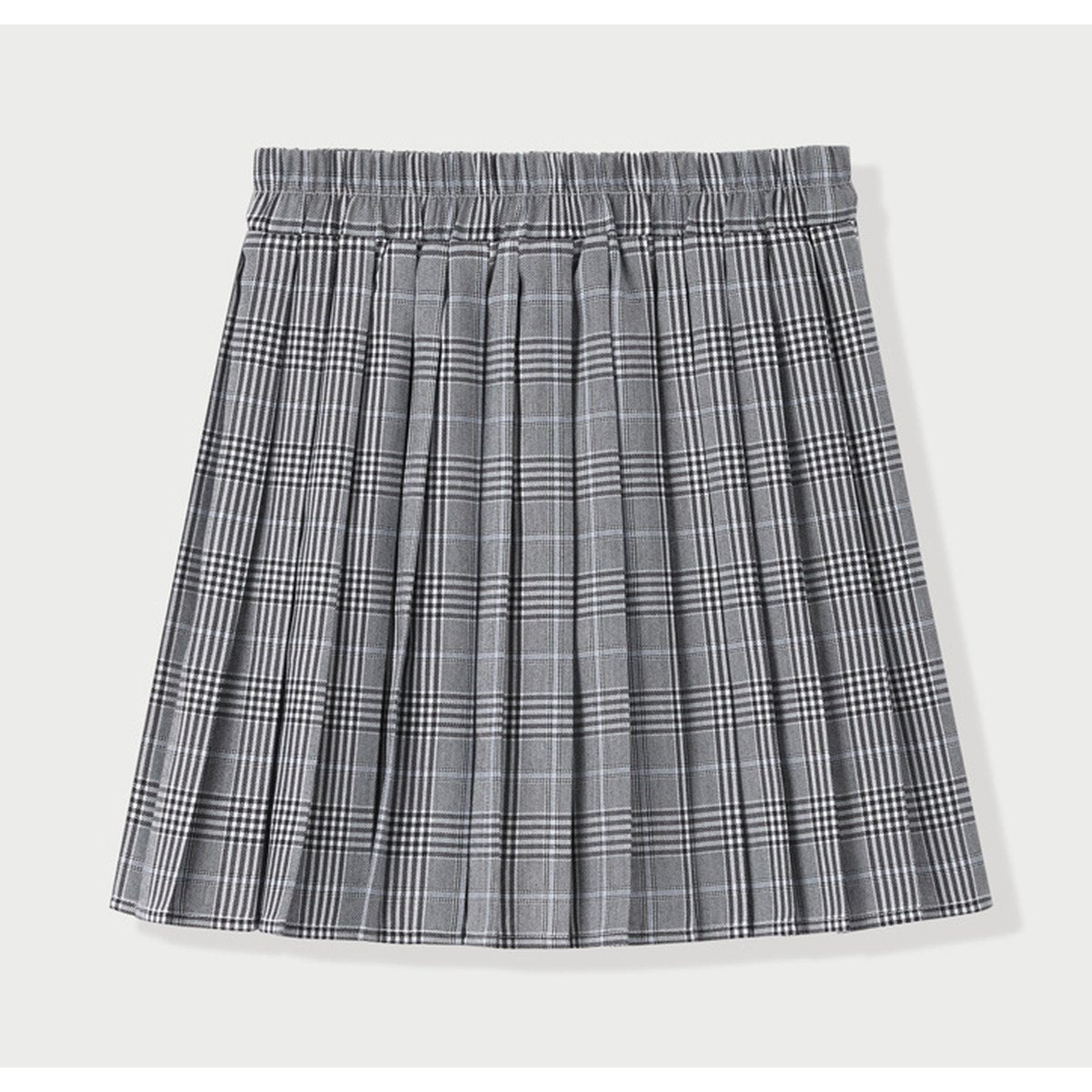 Women's Pleated Plaid Skirt