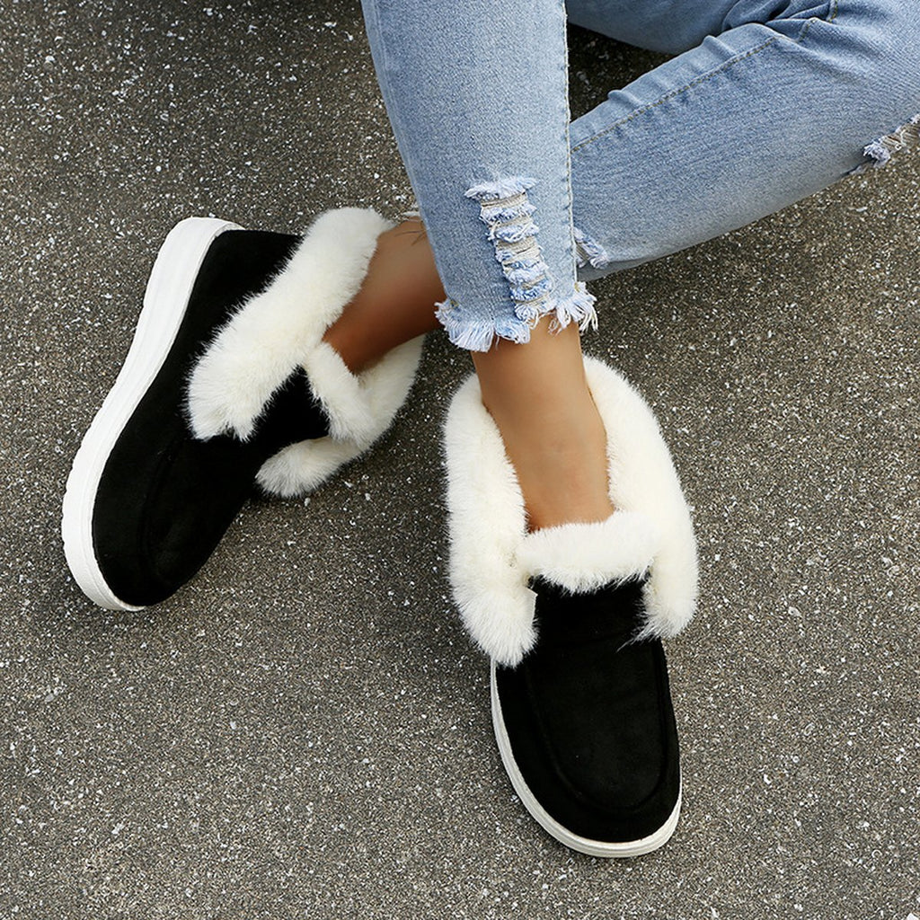 Women's Plush Snow Boots