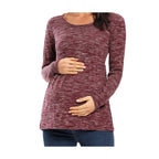 Women's Pregnant Breastfeeding Polyester T-shirt