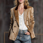 Women's Printed Casual Blazer