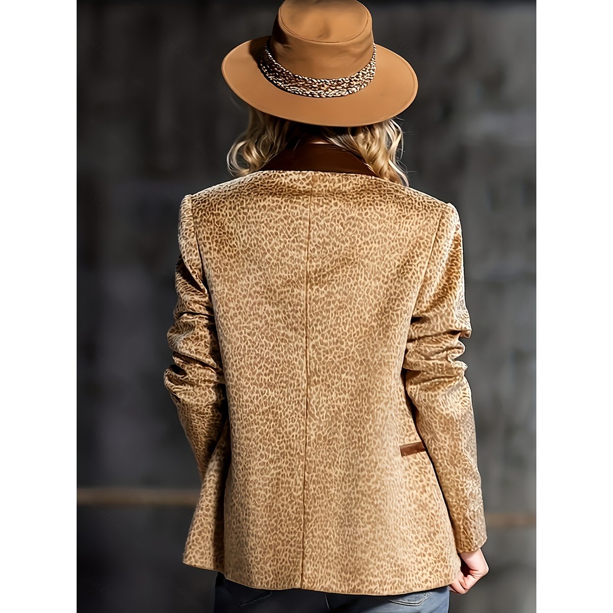 Women's Printed Casual Blazer