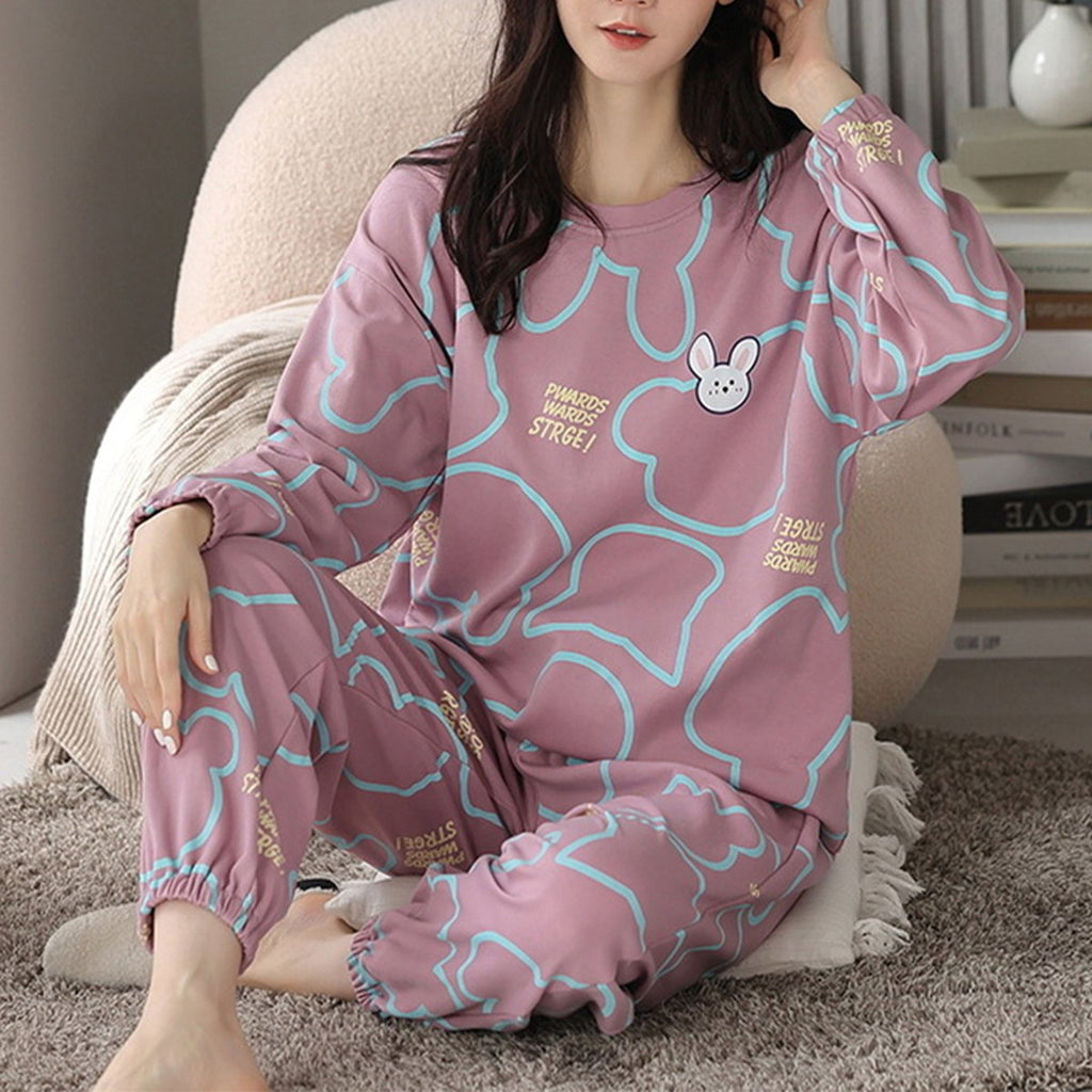Women's Printed Pyjama Set