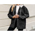 Women's Retro Loose Denim Jacket Top