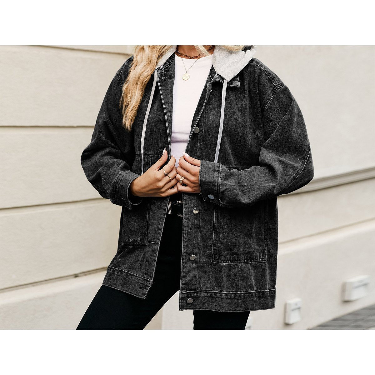 Women's Retro Loose Denim Jacket Top