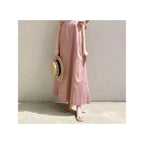 Women's Ruffle Sleeve Dress Loose Slimming