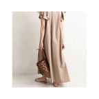 Women's Ruffle Sleeve Dress Loose Slimming
