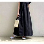 Women's Ruffle Sleeve Dress Loose Slimming