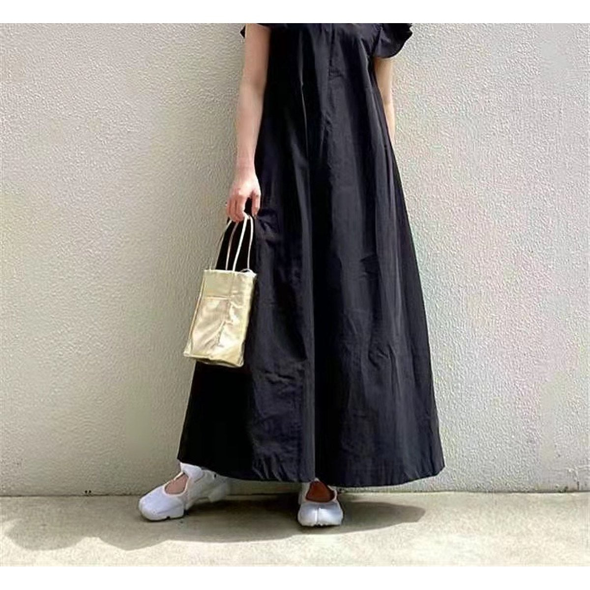 Women's Ruffle Sleeve Dress Loose Slimming