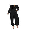 Women's Solid Color Loose Jumpsuit