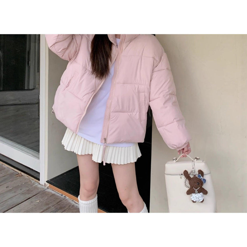 Women's Stand-up Collar Puffer Jacket