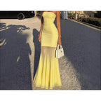 Women's Strapless Sleeveless Dress
