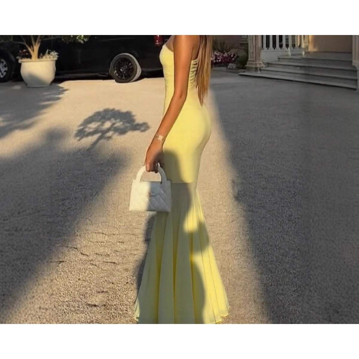 Women's Strapless Sleeveless Dress