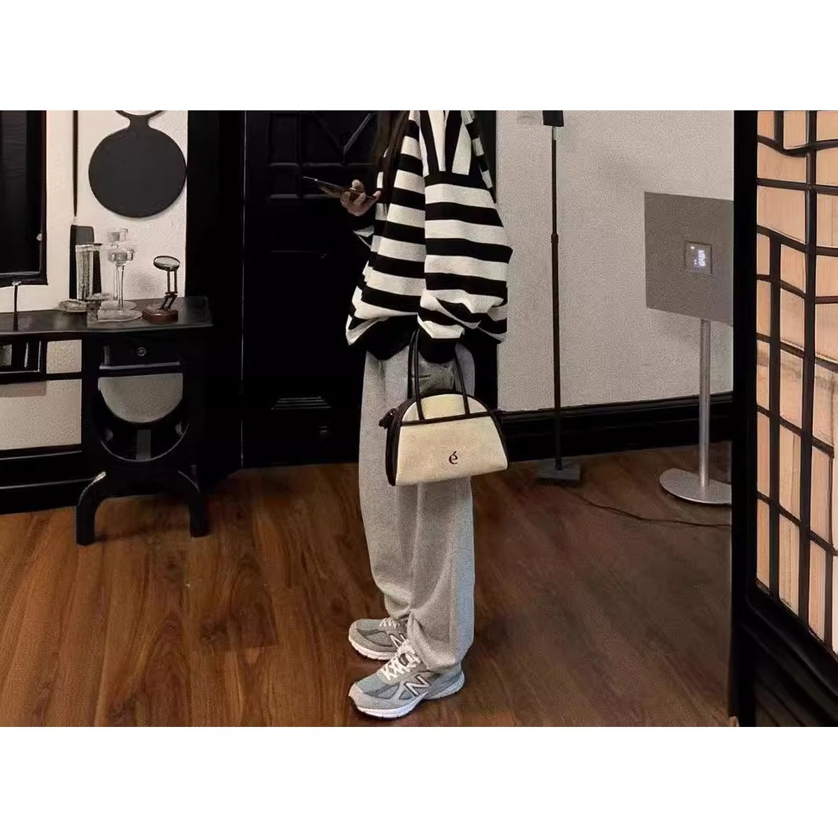 Women's Striped Sweatshirt