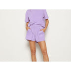 Women's Stylish Loose Short Sleeve Pajamas Two-piece Set