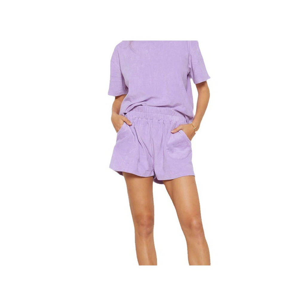 Women's Stylish Loose Short Sleeve Pajamas Two-piece Set