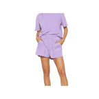 Women's Stylish Loose Short Sleeve Pajamas Two-piece Set