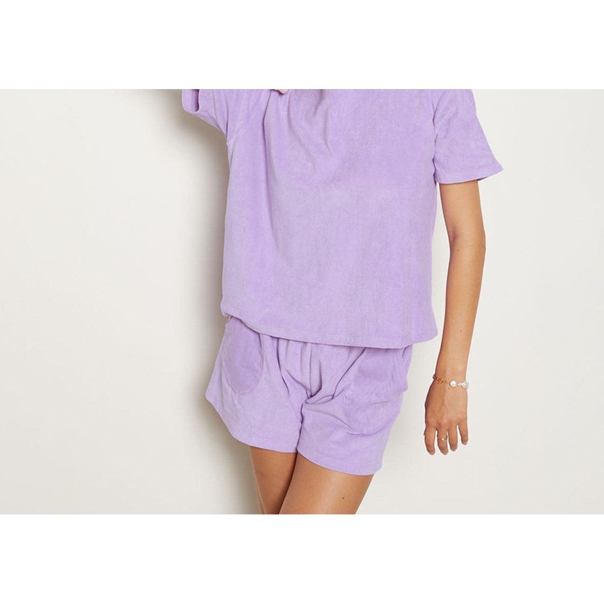 Women's Stylish Loose Short Sleeve Pajamas Two-piece Set
