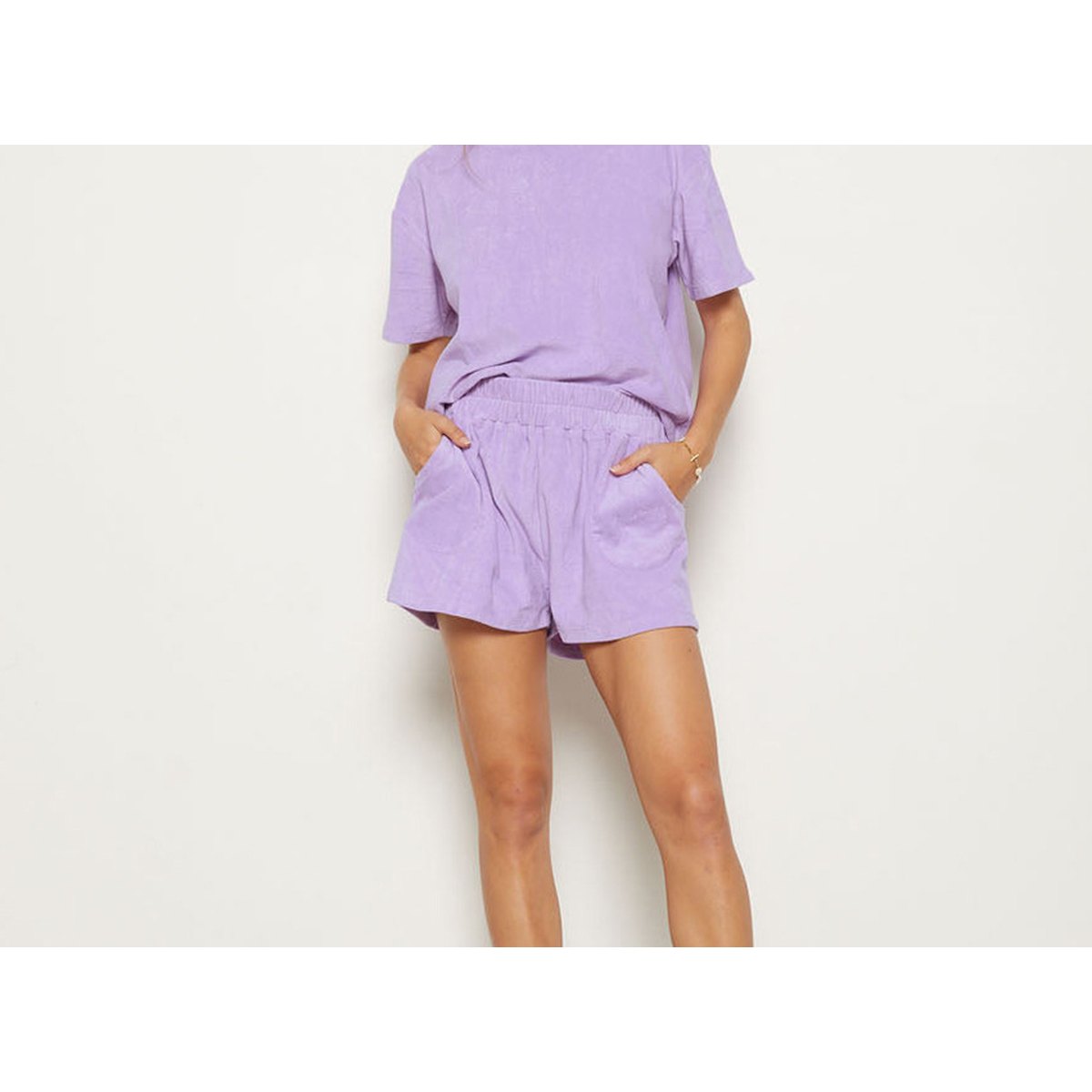 Women's Stylish Loose Short Sleeve Pajamas Two-piece Set