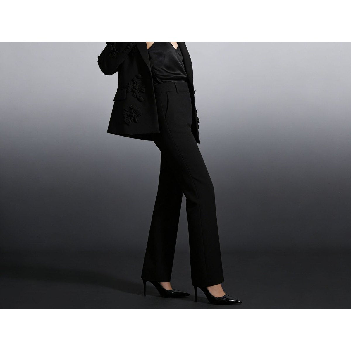 Women's Three-dimensional Floral Blazer